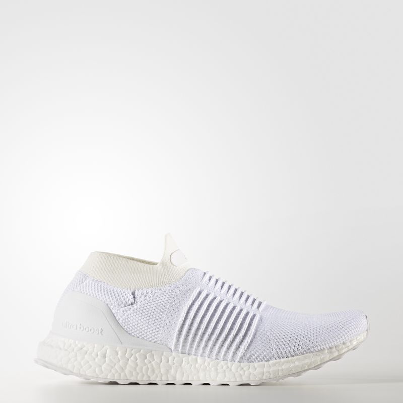 Adidas men's ultraboost laceless white hotsell